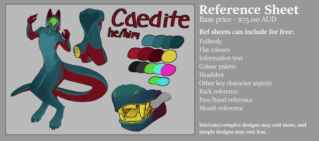 Ref sheet Ref sheet